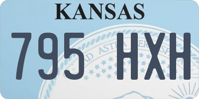 KS license plate 795HXH