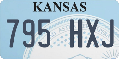KS license plate 795HXJ