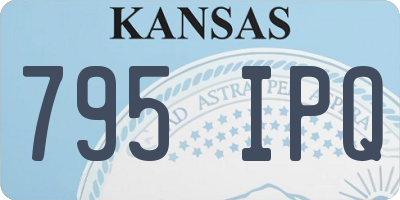 KS license plate 795IPQ