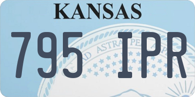 KS license plate 795IPR