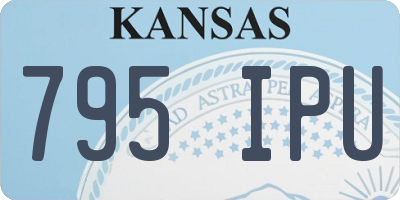 KS license plate 795IPU