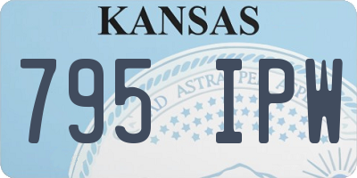 KS license plate 795IPW
