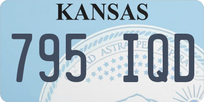KS license plate 795IQD