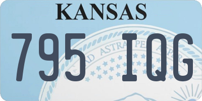 KS license plate 795IQG