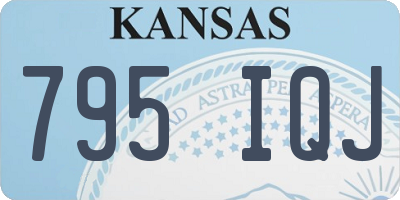 KS license plate 795IQJ
