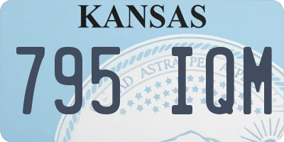 KS license plate 795IQM