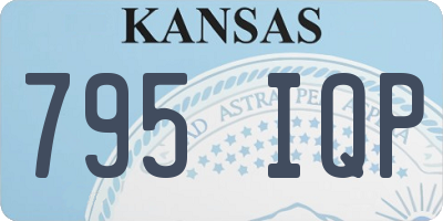 KS license plate 795IQP