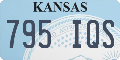 KS license plate 795IQS