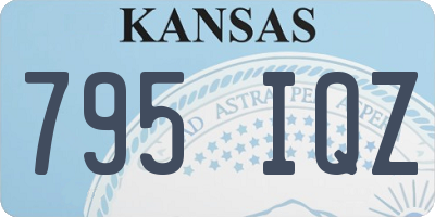 KS license plate 795IQZ