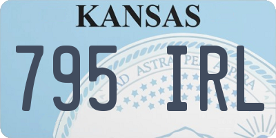 KS license plate 795IRL