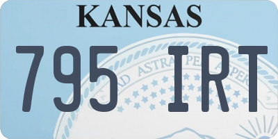 KS license plate 795IRT