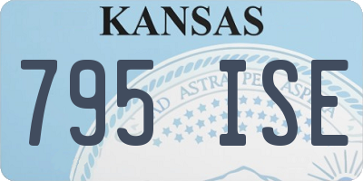 KS license plate 795ISE