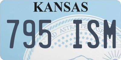 KS license plate 795ISM