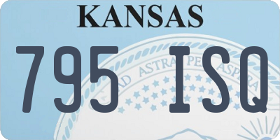 KS license plate 795ISQ