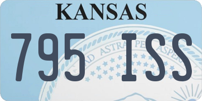 KS license plate 795ISS