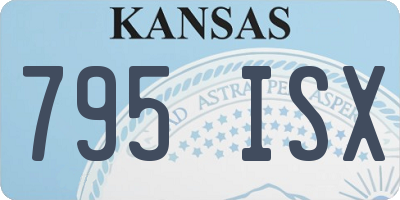 KS license plate 795ISX
