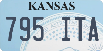 KS license plate 795ITA
