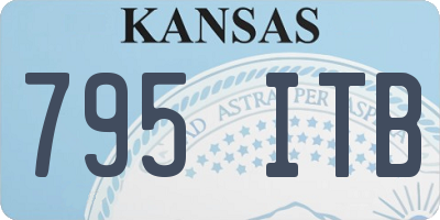 KS license plate 795ITB