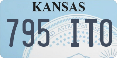 KS license plate 795ITO
