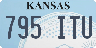 KS license plate 795ITU