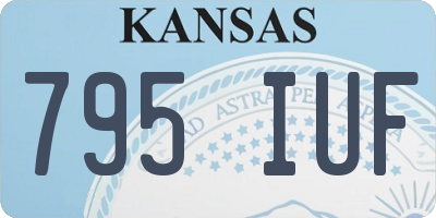KS license plate 795IUF