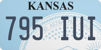 KS license plate 795IUI