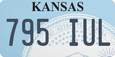 KS license plate 795IUL