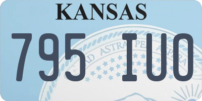 KS license plate 795IUO