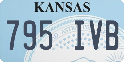 KS license plate 795IVB