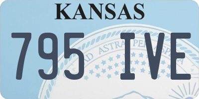 KS license plate 795IVE