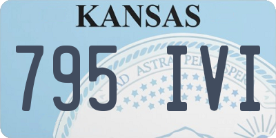 KS license plate 795IVI