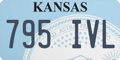 KS license plate 795IVL