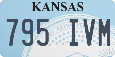 KS license plate 795IVM