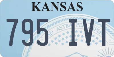 KS license plate 795IVT