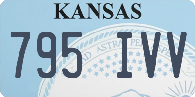 KS license plate 795IVV