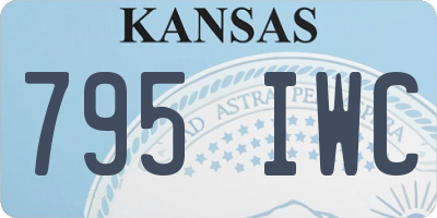 KS license plate 795IWC