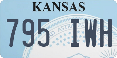 KS license plate 795IWH