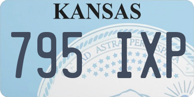 KS license plate 795IXP