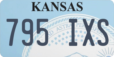 KS license plate 795IXS
