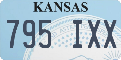 KS license plate 795IXX