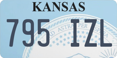 KS license plate 795IZL