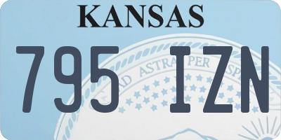 KS license plate 795IZN