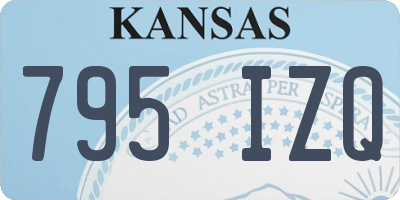 KS license plate 795IZQ
