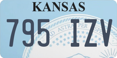 KS license plate 795IZV