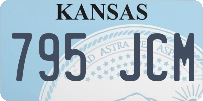 KS license plate 795JCM