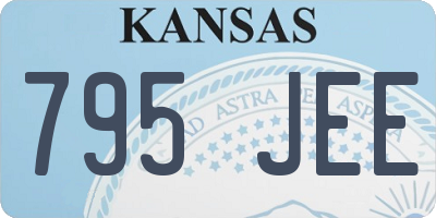 KS license plate 795JEE