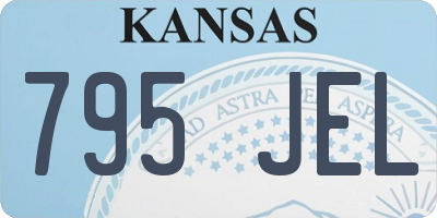 KS license plate 795JEL