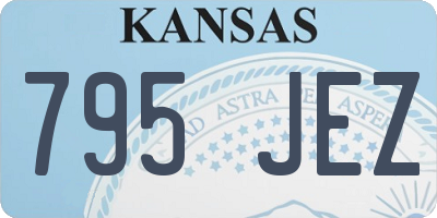 KS license plate 795JEZ