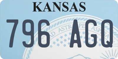 KS license plate 796AGQ