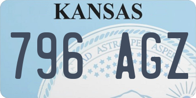 KS license plate 796AGZ